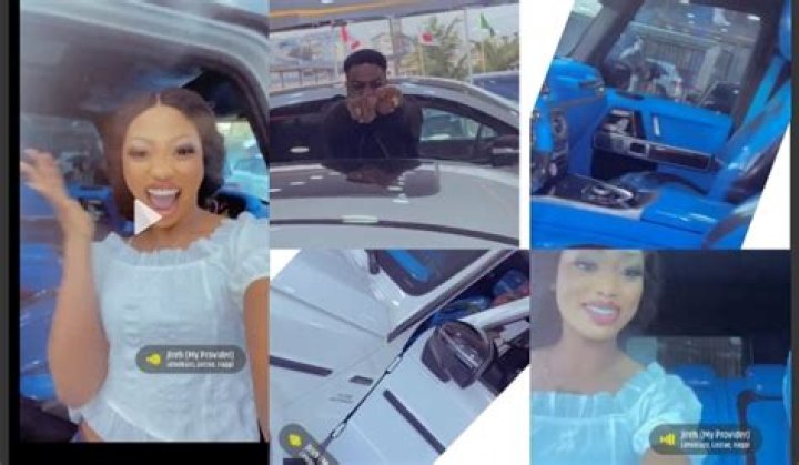 
BBNaija Star, Christy O Buys Brand New G-Wagon 