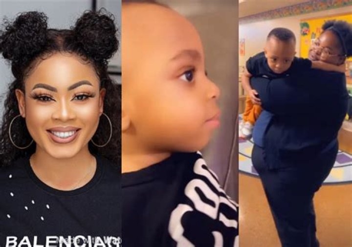 
“Drop Your Accent And Phone Then, Speak To Your Child”- Reactions As Nina Ivy Expresses Worry As Her Son Bullies His Classmate 