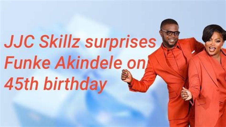 
Fans Go Wild With Joy Over JJC Skillz’s 45th Birthday Surprise To Funke Akindele 