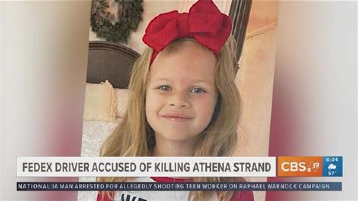 
Fed-Ex Driver Accused of Killing Athena Strand, 7, Is Also Charged with 3 Counts of Sexual Assault 