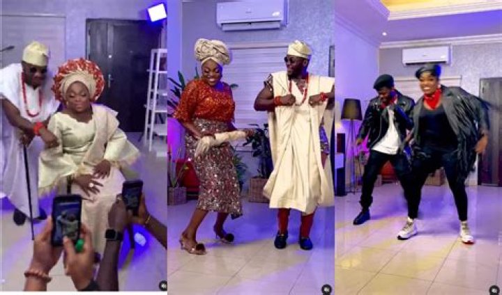 
Funke Akindele queried for featuring another Man in 45th birthday dance video 