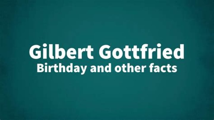 Gilbert Gottfried Age, Birthday, Wikipedia, Who, Nationality, Biography