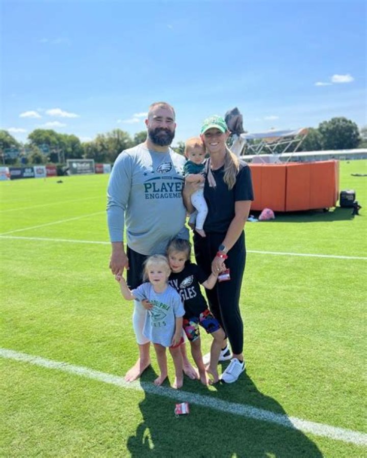 
Jason Kelce Welcomes His Third Child With Wife Kylie 