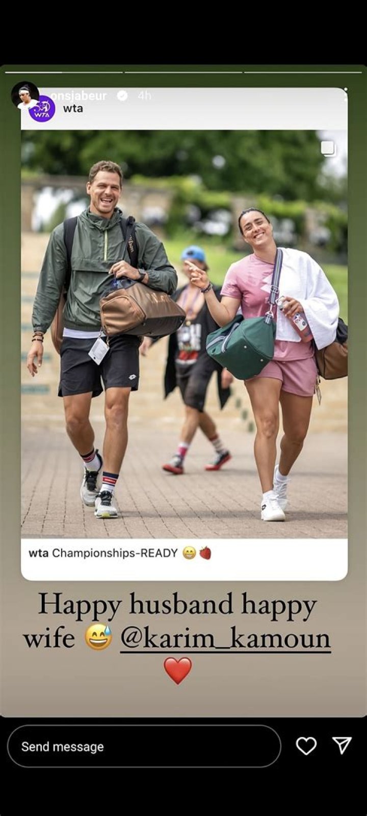 
Meet Ons Jabeur Boyfriend Turned Husband- Was Karim Kamoun Her Fitness Coach? 