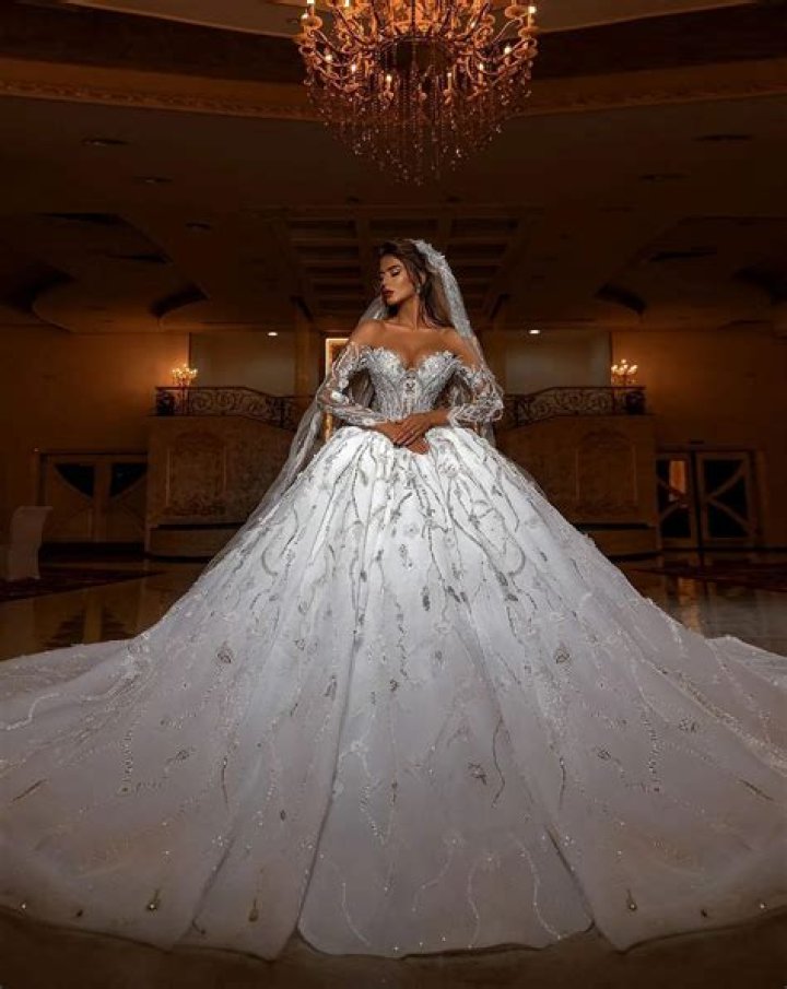 
Mercy Aigbe Flaunts Her Wedding Ball Gown On IG 