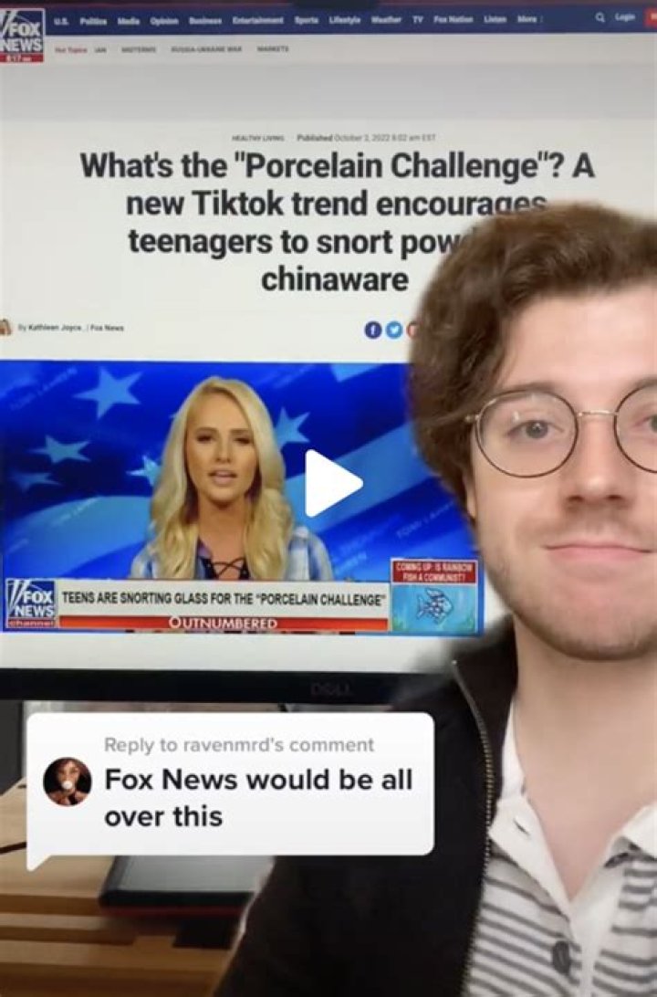 
Porcelain TikTok Challenge And Fox News Story About The Trends 