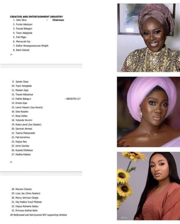 
Rahama Sadau Distances Herself From Tinubu’s Women Campaign Team 