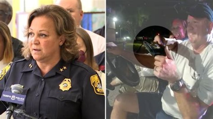 
Tampa Police Chief Resigns After Flashing Her Badge During Golf Cart Traffic Stop: ‘Just Let Us Go’ 