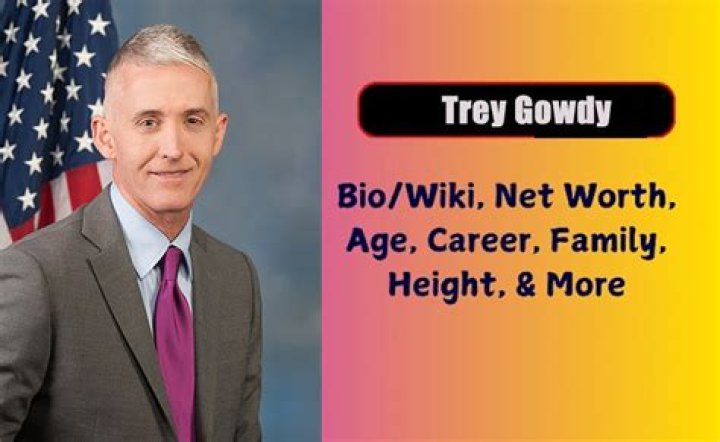 Trey Gowdy Height, Weight, Net Worth, Age, Birthday, Wikipedia, Who, Nationality, Biography