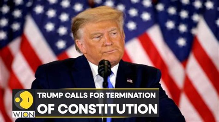 
Trump Calls for ‘Termination’ of U.S. Constitution, GOP Responds with Silence 