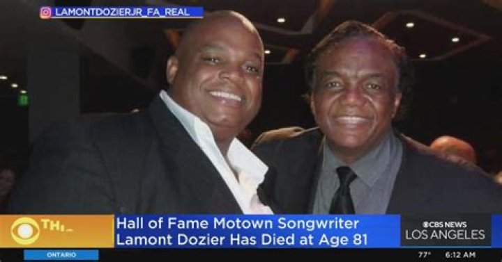 
Veteran Motown Songwriter, Lamont Dozier, 81, passed away 