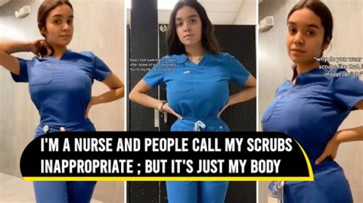 
What action took Erika Diaz? Influencer and registered nurse answers to those who call her scrubs “inappropriate” 