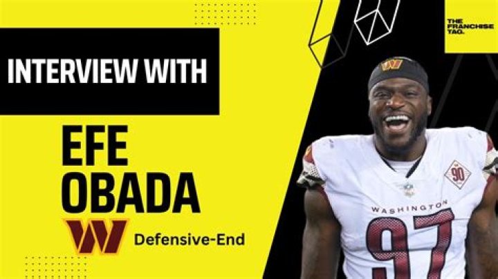 
Who is the wife of Efe Obada? 